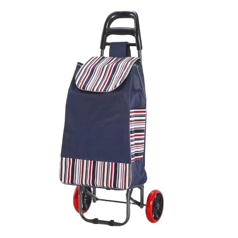 OEM Available Folding Shopping Trolley Bag Cart 2 Wheels Shopping Cart