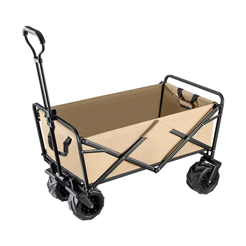 OEM Beach Camping Cart Folding Wagon Foldable Heavy Duty Outdoor Trolley Utility Transport Cart