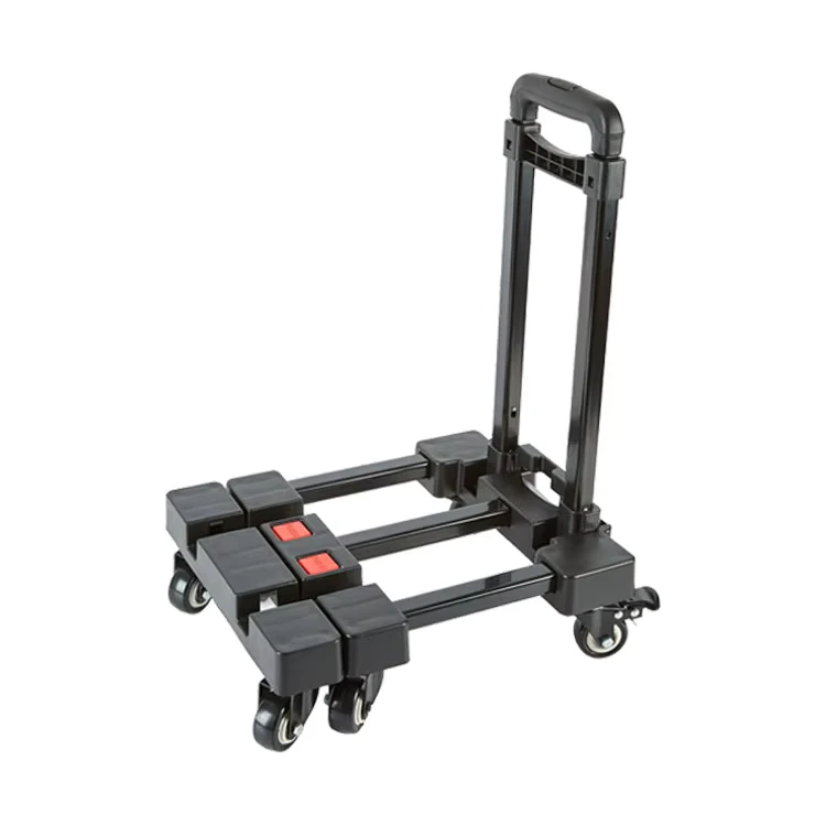 OEM Customizable Durable 6-Wheel Hand Cart Enclosed Platform Shopping Storage Tools Industrial Use