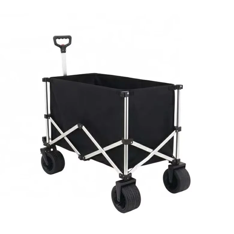 OEM Foldable Trolley Cart Heavy Duty Grocery Storage Outdoor Portable Garden Wagon