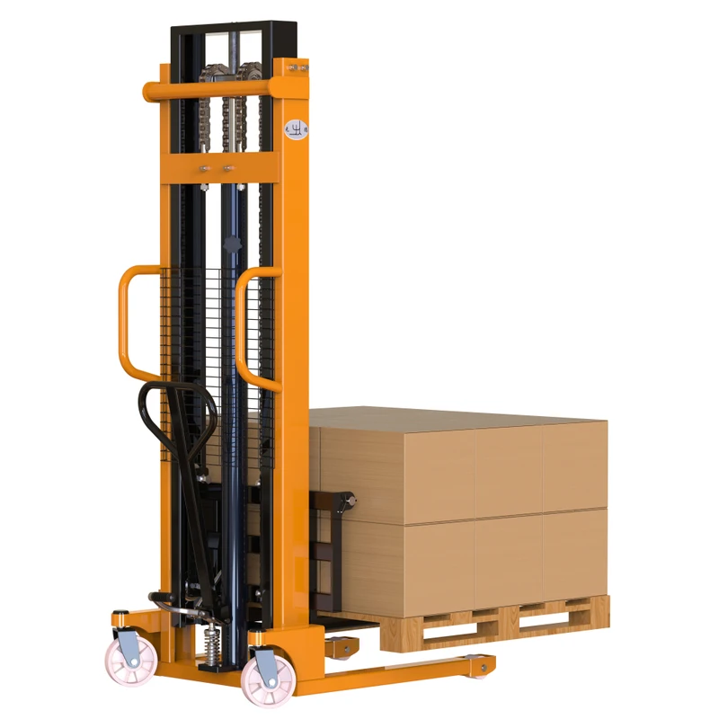 OEM High Efficiency Chinese Manual Forklift for Home Use 3 Ton Load Capacity with 3m Rise Hydraulic Pallet Lift Stacker