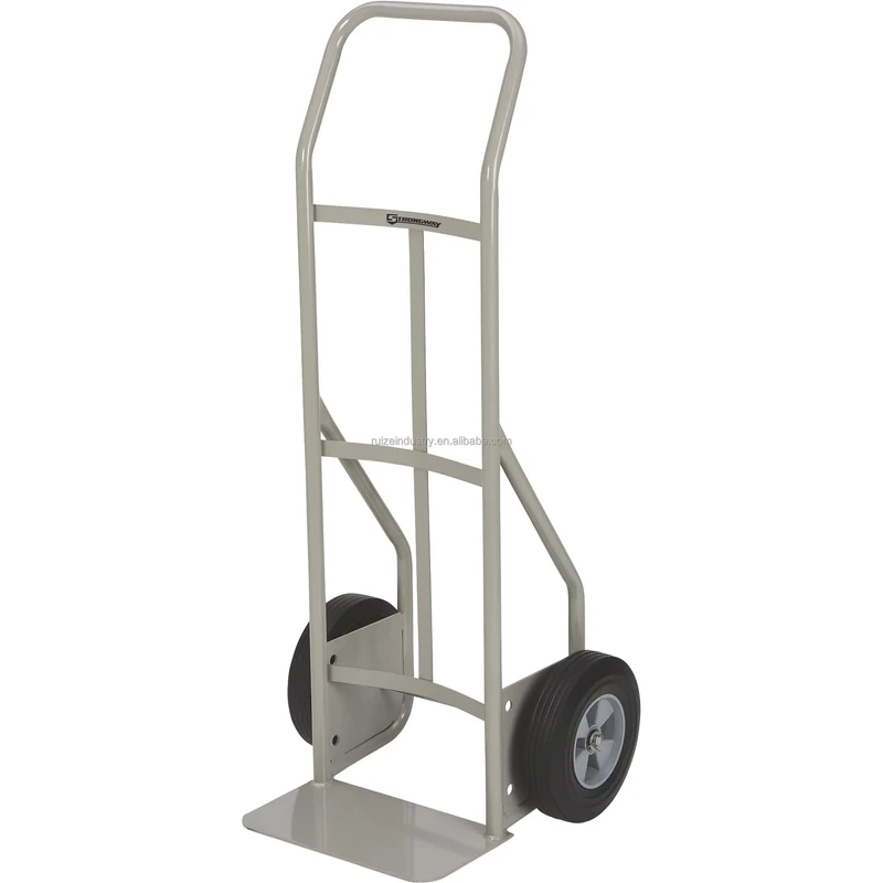 OEM Industrial Use Steel Hand Truck 800-Lb Capacity Flat-Free 2-Wheel Tires Garden Cart Platform for Hand Carts & Trolleys