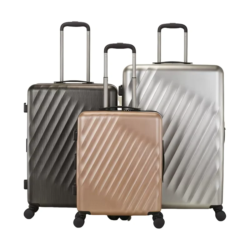 OEM Logo Custom PC Hardshell Travel Trolley Carry on Suitcase Luggage Sets with TSA Lock and Silent Spinner Wheels