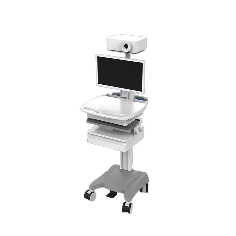 OEM ODM Customizable Industrial Multifunctional Hospital Trolley Directly Manufactured Aluminum & ABS Metal for Clinics