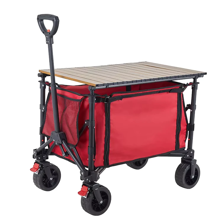 OEM Outdoor Tool Wagon Chariot De Plage 120L Camping Trolley Folding Wagon