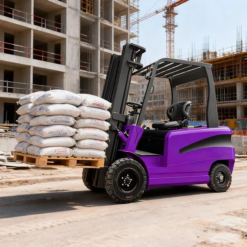 Off Road All Terrain Telescopic Electric Forklift Truck Mounted Self Loading Ce Iso Certified High Quality
