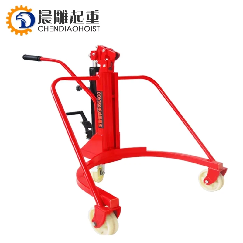Oil Drum Manual Lifter Oil Drum Carrier Hydraulic Hand Operated Pallet Truck