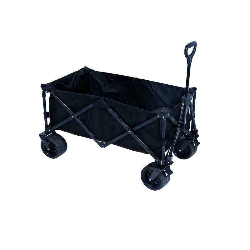 One-Pull Collapsible Waterproof Four-Wheel Tank Wheels Folding Camping Wagon Trolley 200kg Load