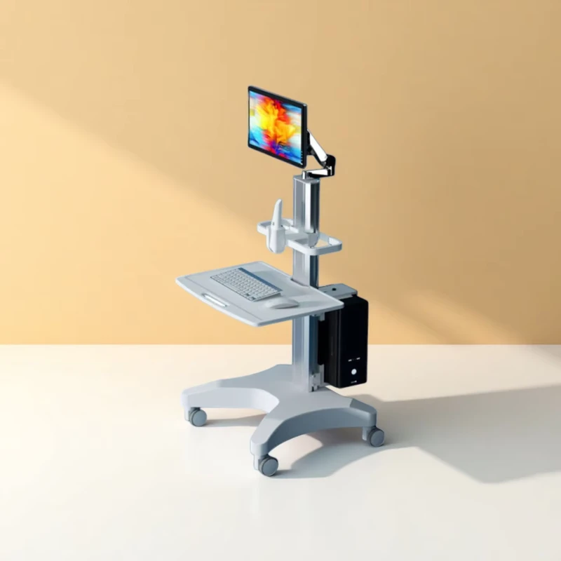 Oral Trolley Can Hold Printers Add Remove Accessories Single Tray Mobile Hospital Outpatient Dental Clinic Trolley