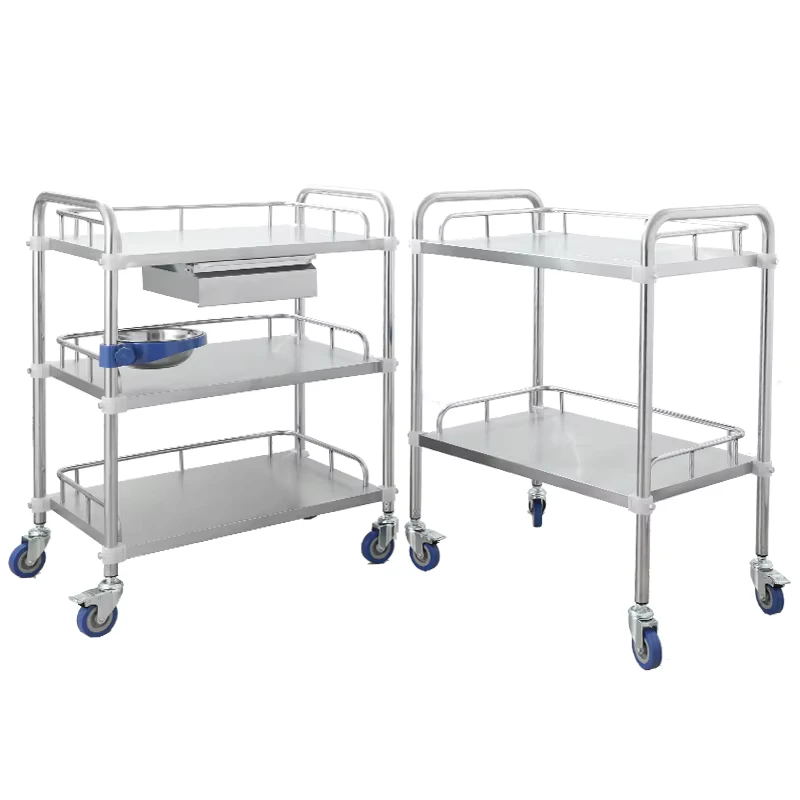 Original Equipment Manufacturer Hair Stylist Salon Cart Beauty Instrument Tray Rolling Cart