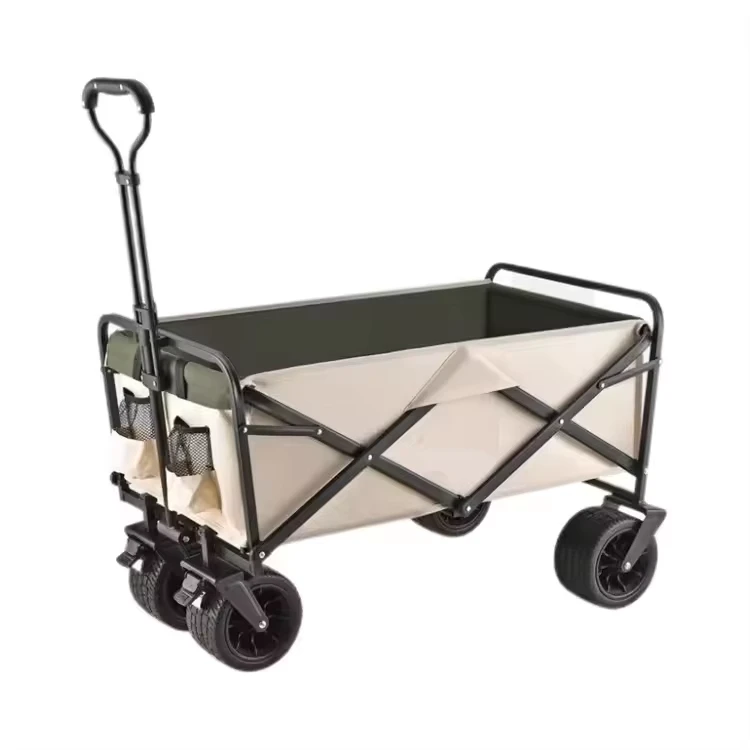 Outdoor Camping Beach Trolley Picnic Heavy Duty Portable Folding Wagon Cart Foldable
