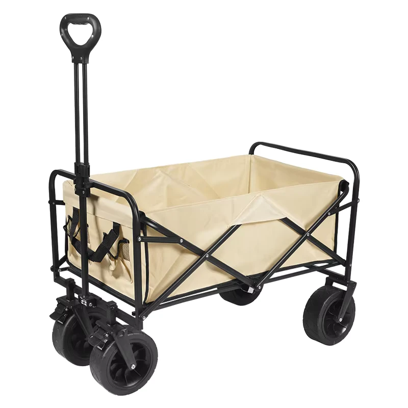 Outdoor Camping Camper Van Compatible Foldable Children’s Cart with 150kg Load Capacity Lightweight 9kg Folding Stall Cart