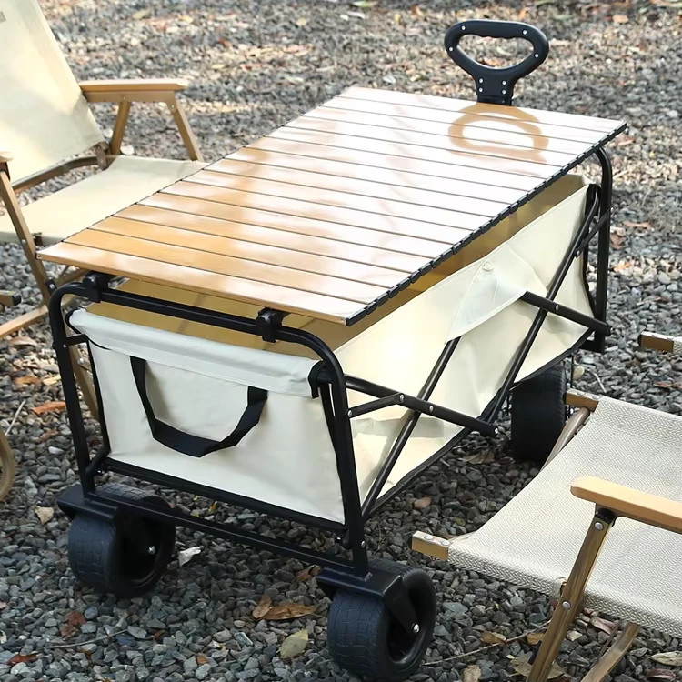 Outdoor Camping Car Table Board Foldable Rectangular Egg Roll Small Trailer Table Panel Dining Table Campsite Small Trolley
