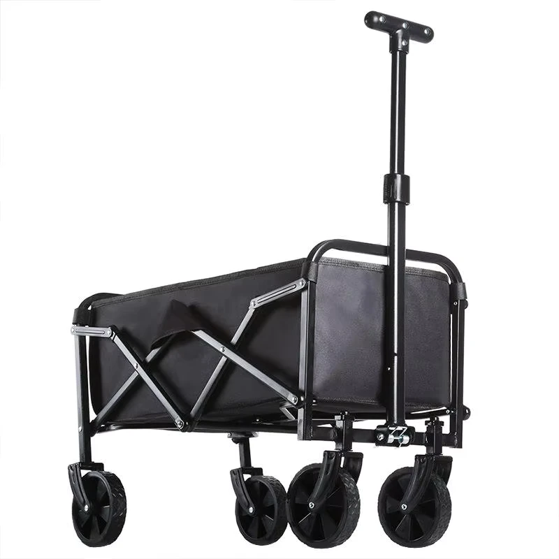 Outdoor Camping Foldable Trolleys Portable Rear Opening Quick Release Compression Camping Vehicles