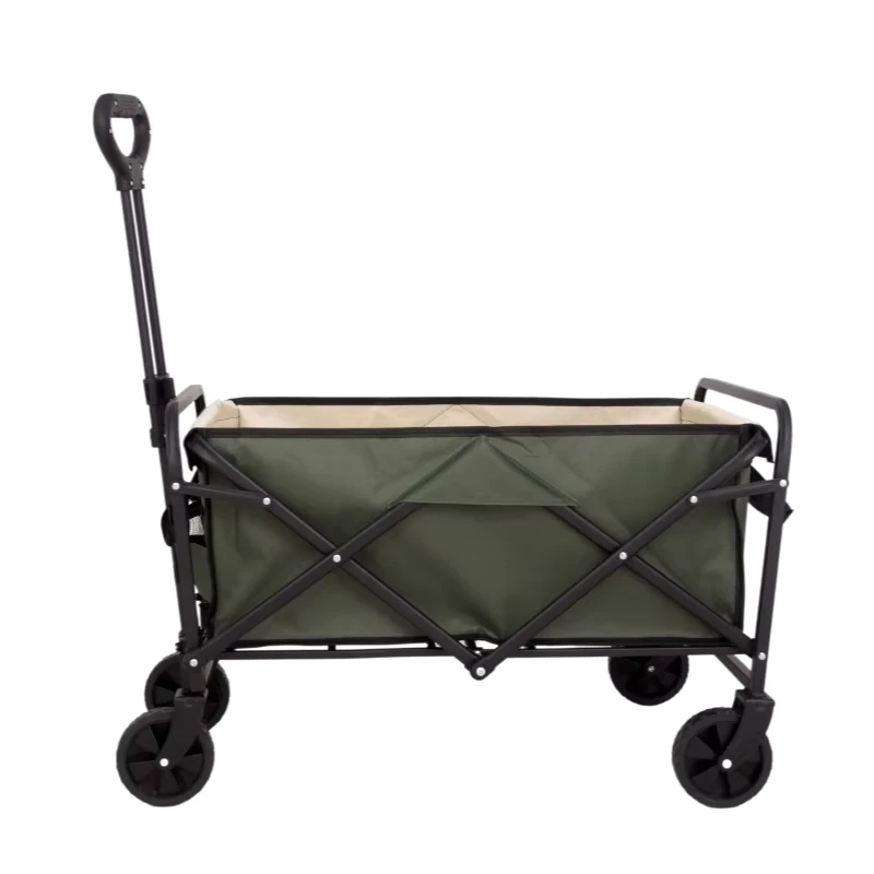 Outdoor Camping Picnic Equipment Multi Function Portable Folding Beach Wagon Cart Trolley