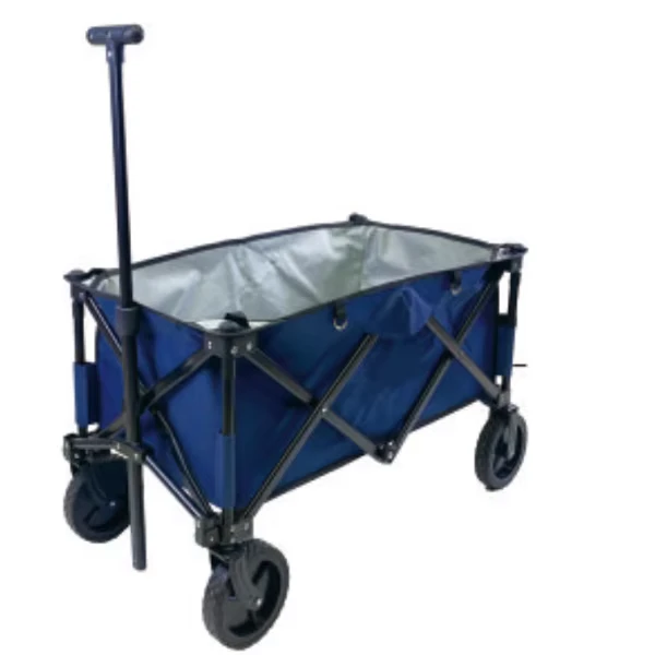 Outdoor Camping Picnic Foldable Wagon Portable Collapsible Utility Cart Storage Folding Beach Wagon for Hotels