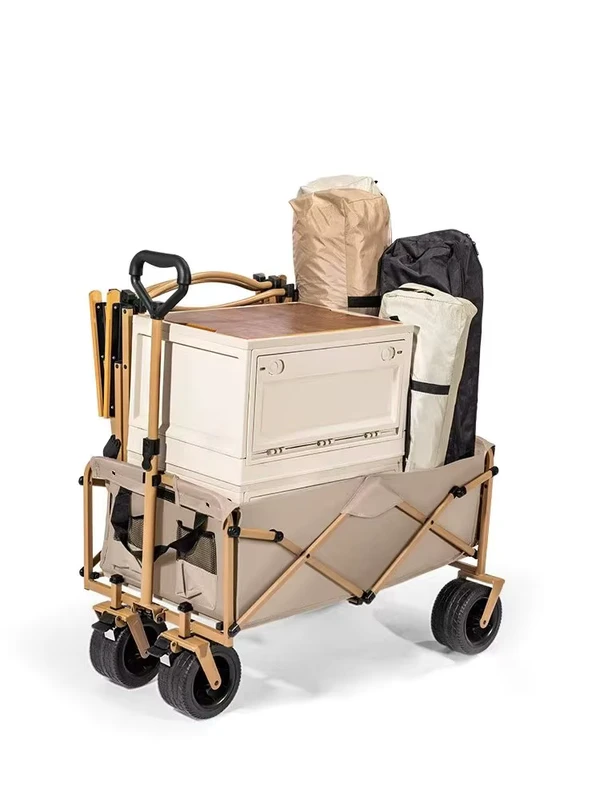 Outdoor Camping Trolley Foldable Suitable for Parties Camping Street Vending and Traveling