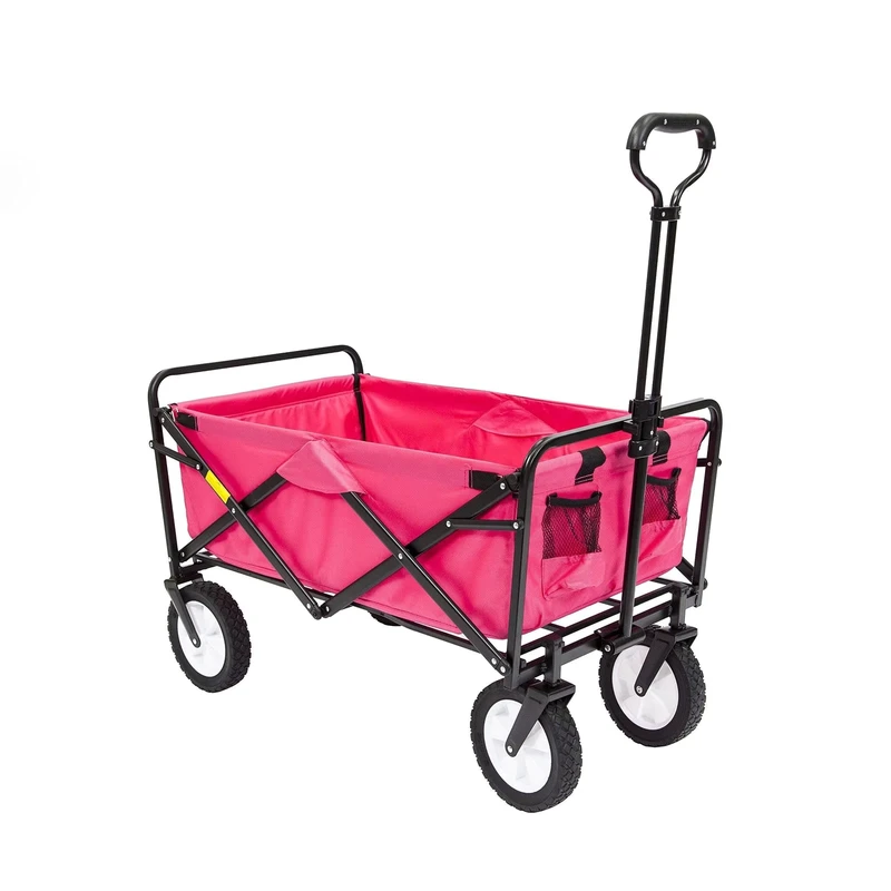 Outdoor Collapsible Folding Camping Utility Wagon Cart
