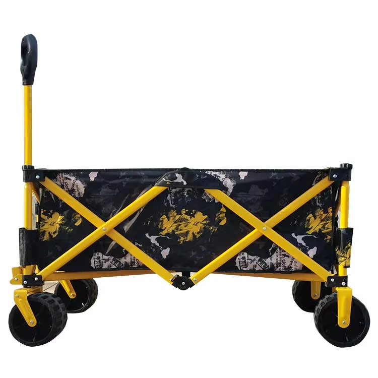 Outdoor Collapsible Folding Wagon Car Tailgate Foldable Folding Carry Beach Trolley Camping Heavy Duty