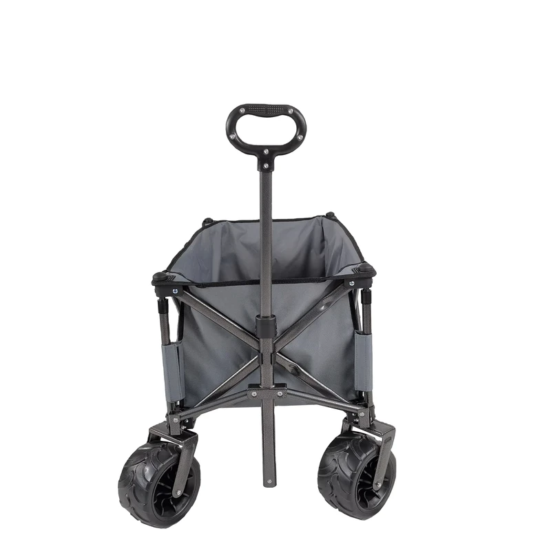 Outdoor Folded Camping Beach Wagon Folding Trolley Cart