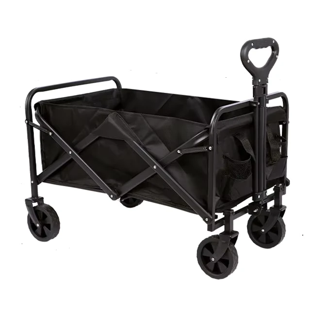 Outdoor Garden Camp Trolley Beach Cart Collapsible Folding Hand Wagon Trolley Folding Wagon Outdoor