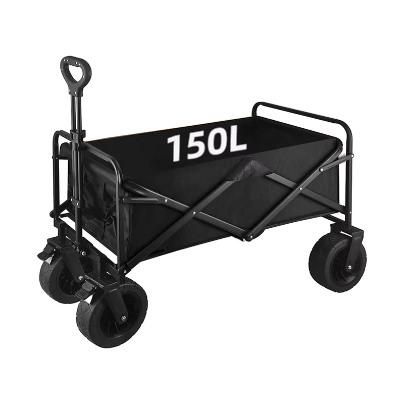 Outdoor Garden Multi-functional Folding Camping Cart Portable Beach Trolley Cart Beach Wagon