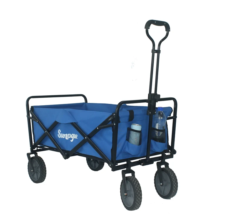 Outdoor Garden Park Utility Camping Beach Folding Trolley Wagon