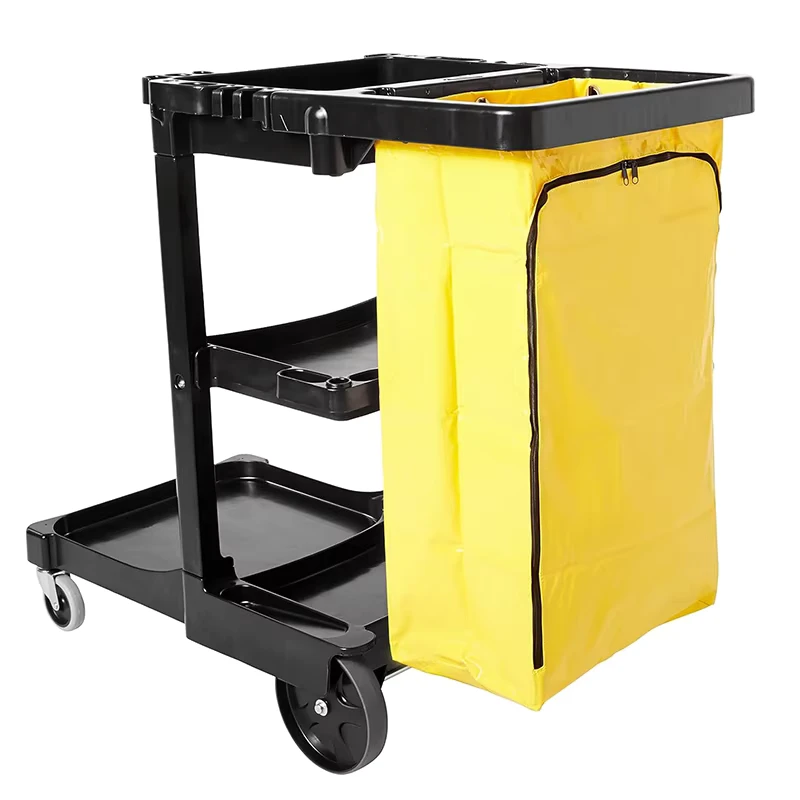 Outdoor Hospital Hotel Cleaning Shovel Housekeeping Trolley Maid Cart Floor Cleaning Cart Housekeeping Trolley