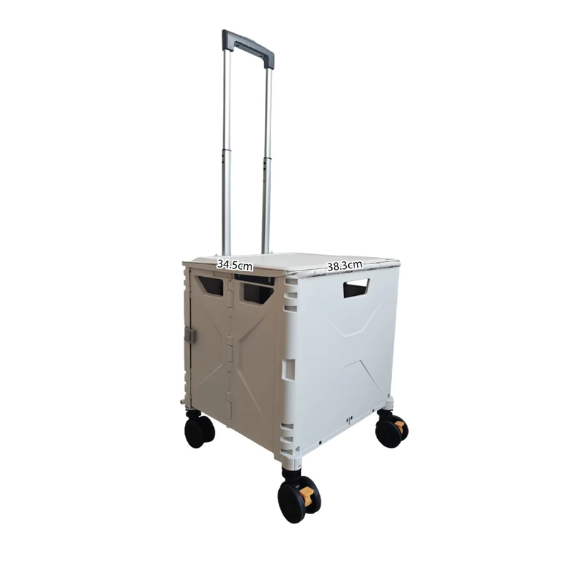 Outdoor Household Shopping Cart Grocery Cart Delivery Trolley Camping Trolley Gift Trolley Home Storage