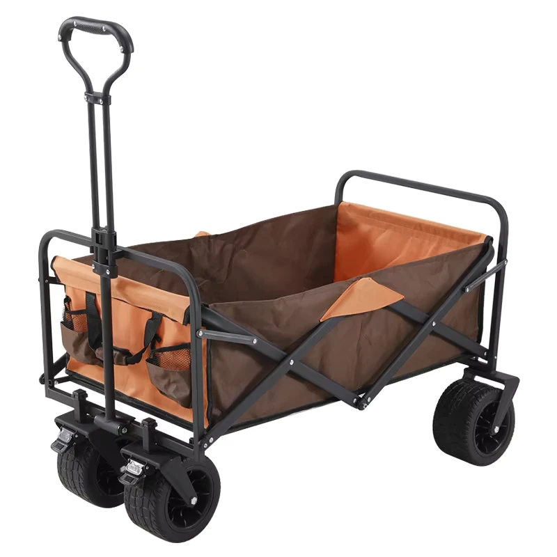 Outdoor New Design Cart Camper Trolley Portable Folding Camping Car K
