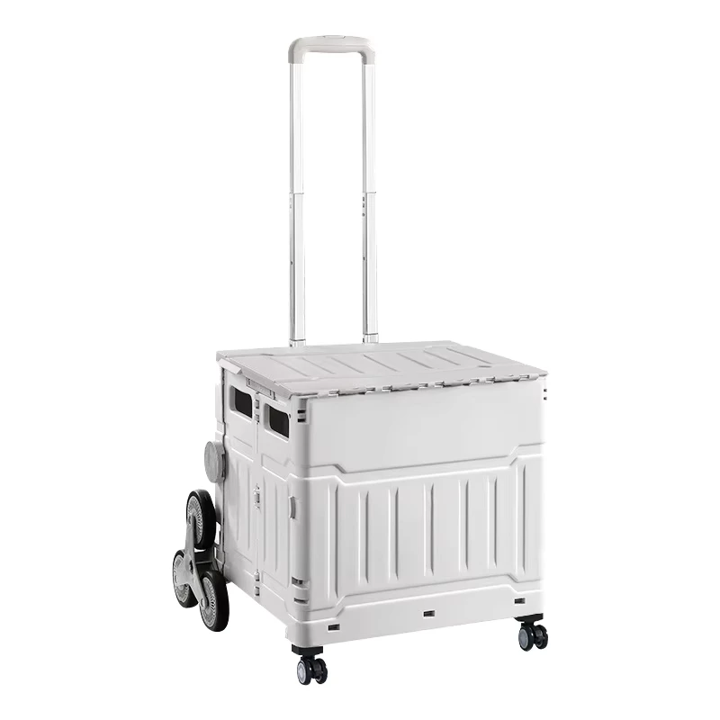 Outdoor Special Trolley Shopping Cart Household Portable Express Trolley Stall Trailer Folding Shopping Cart