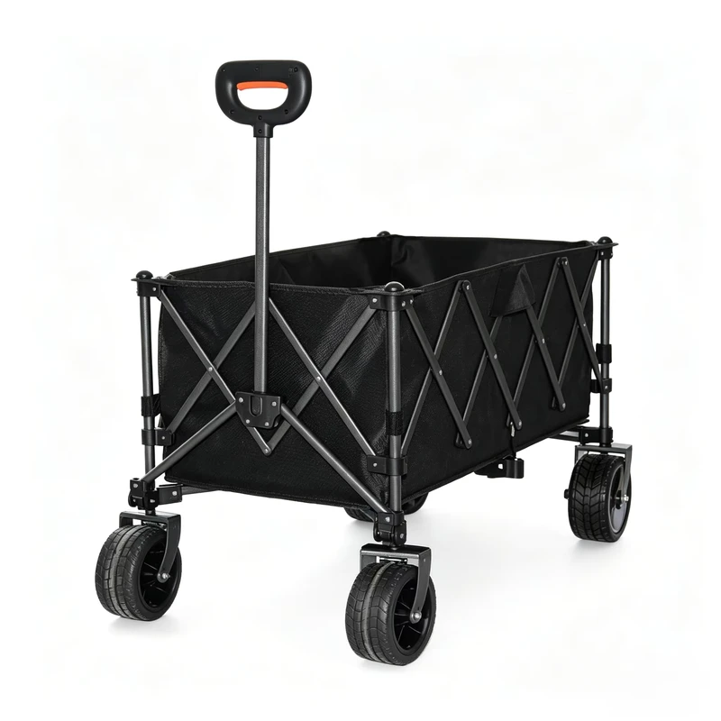 Outdoor Utility Gather Electric Camping Trailer Portable Foldable Cart