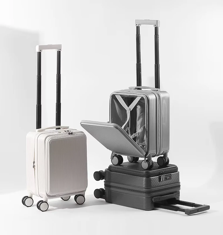 PC Luggage Unisex 16-Inch Spinner Airline Boarding Case Expandable Trolley Neoprene Waterproof Anti-Theft Fashion Travel Case