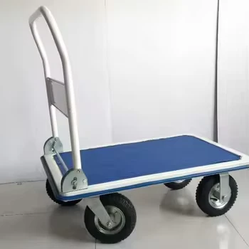PH150 Four Wheel Folding Platform Hand Cart Hand Truck Trolley Stainless Steel