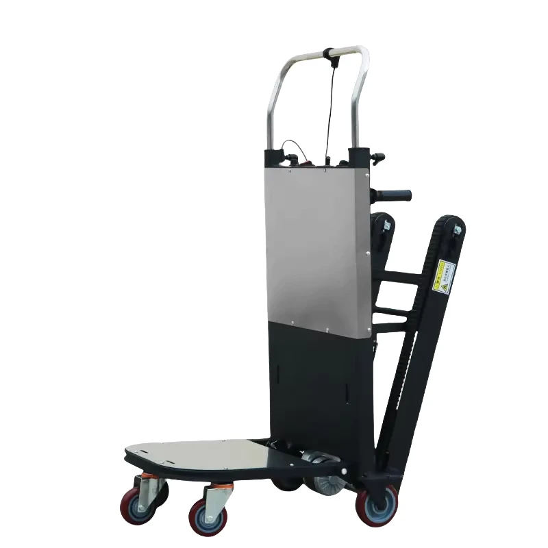 PLC Core Lithium Battery Powered Electric Stair Climber Hand Cart Trolley