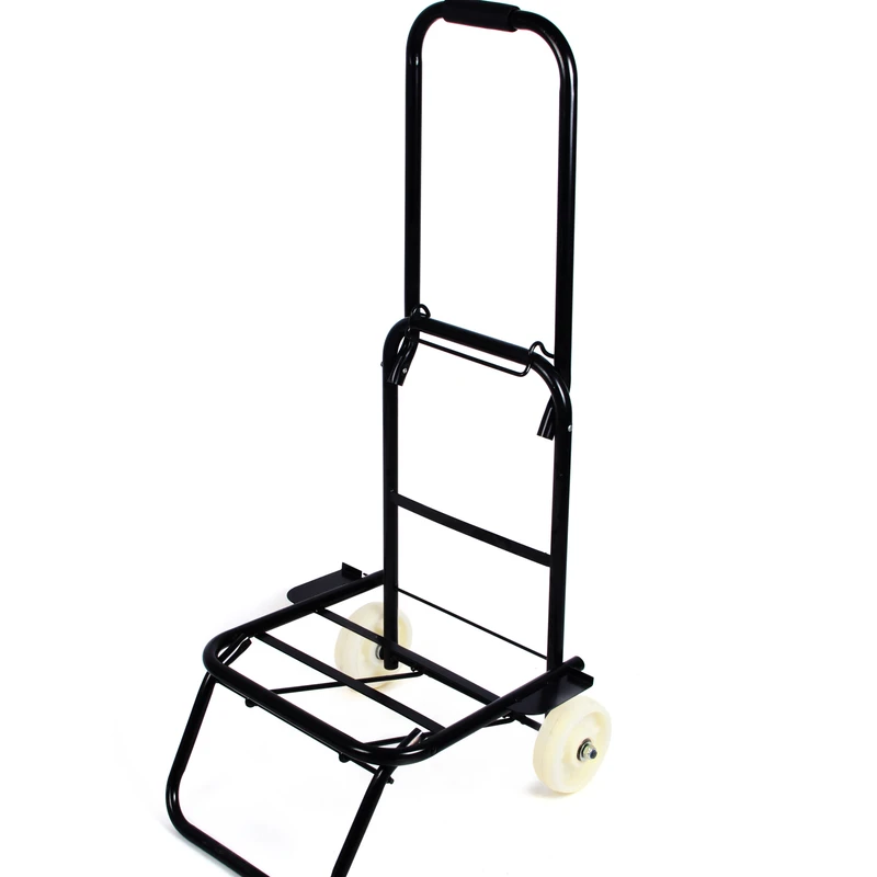 POOYO 60F Shopping Trolly Cart Foldable Trolley Luggage Cart High Quality Small Shopping Cart