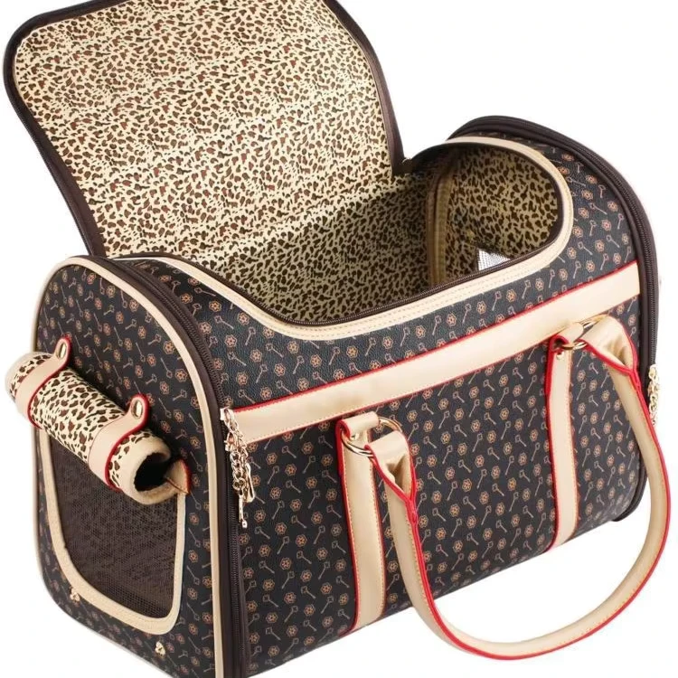 PVC Dog Cat Bag Carrier Outdoor Pet Travel Trolley Carrier Tote Bags for Pets DOG CARRIER BAG BRAND LUXURY