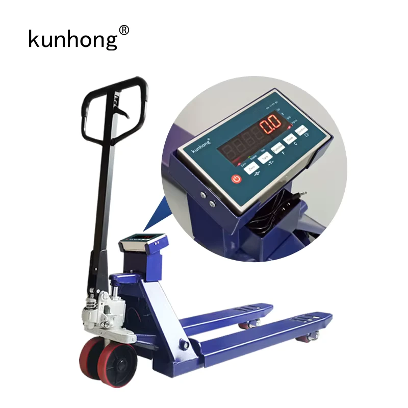 Pallet with 3000kg Manual Forklift 3ton Electric Pallets Scale 2ton Hydraulic Electronic Hand Pallet Truck with Scale Electric