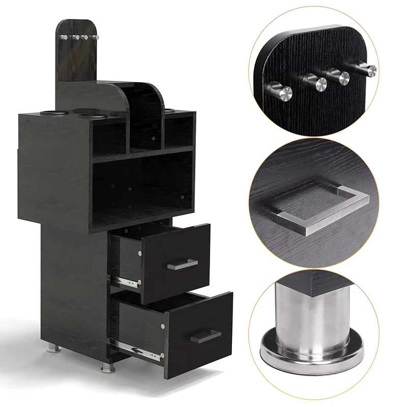 Pedicure Trolley Salon Station Hair Stylist Hairdressing Cart Storage Trolley Space Saving Salon Cart Hair Salon Cabinet