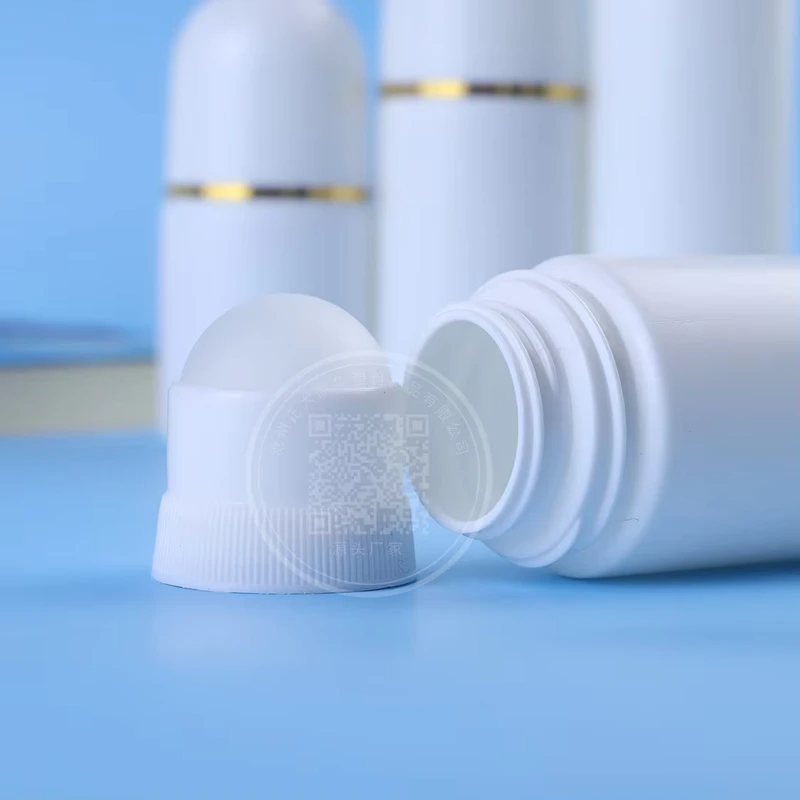 Personal Care Cosmetic Container 30Ml 50Ml 60ml 100ML Size Empty Plastic Liquid Deodorant Roller Ball Roll on Bottles