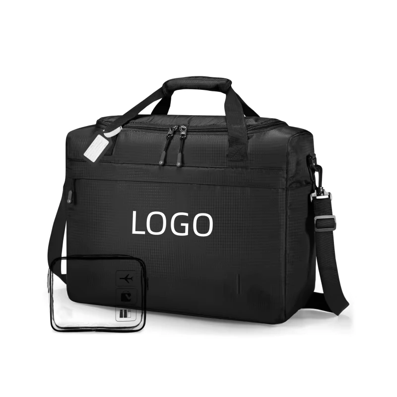 Personal Item Travel Bag 40x30x15cm 16x12x6 Inch Custom Logo Foldable Duffle Waterproof Airplanes Carry on Handbag