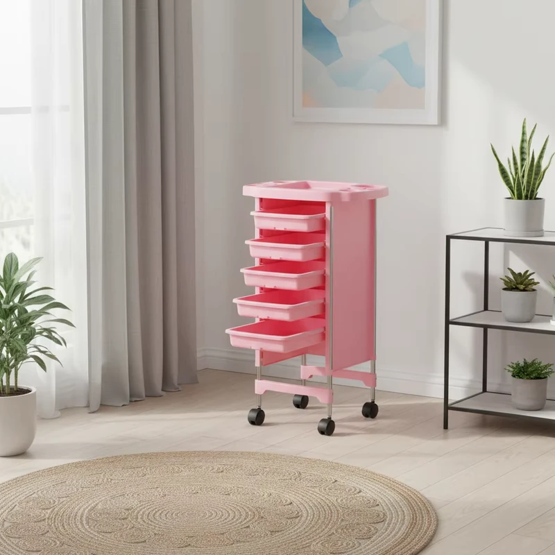Plastic Beauty New Metal Hairdressing Cart Barber Rack Hair Salon Trolley for Salon Barber Shop Spa
