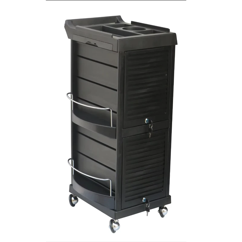 Plastic Hairdressing Trolley Modern for Apartment Hotel Use Tool Cart