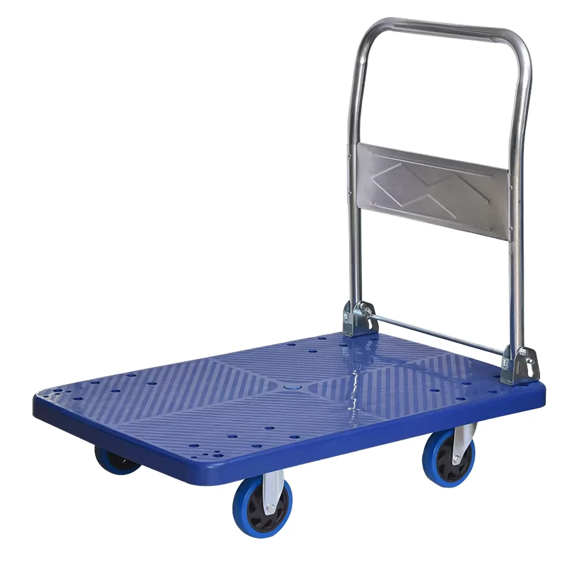 Plastic Hand Push Trolley Cart Hand Carts Trolleys Tools Colors Customize