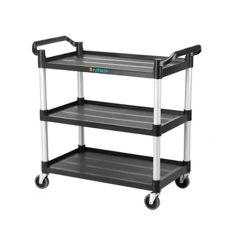 Plastic Service Trolley Delivery Cart
