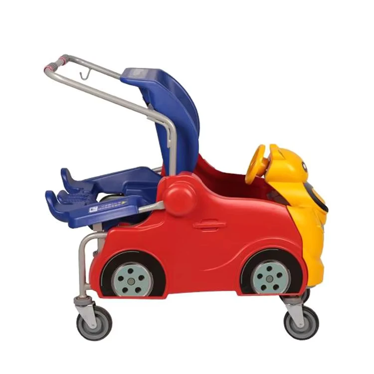 Plastic Supermarket Children Kids Shopping Baby Car Carts Trolley with Kids Car