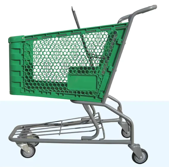 Plastic Trolley Shopping Cars Supermarket Cart