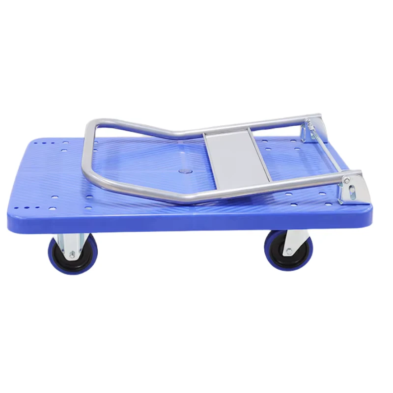 Platform Hand Trolley Truck Sack Cart Flat Folding 400KG One Hand Folding Truck Cart with Mute Wheels
