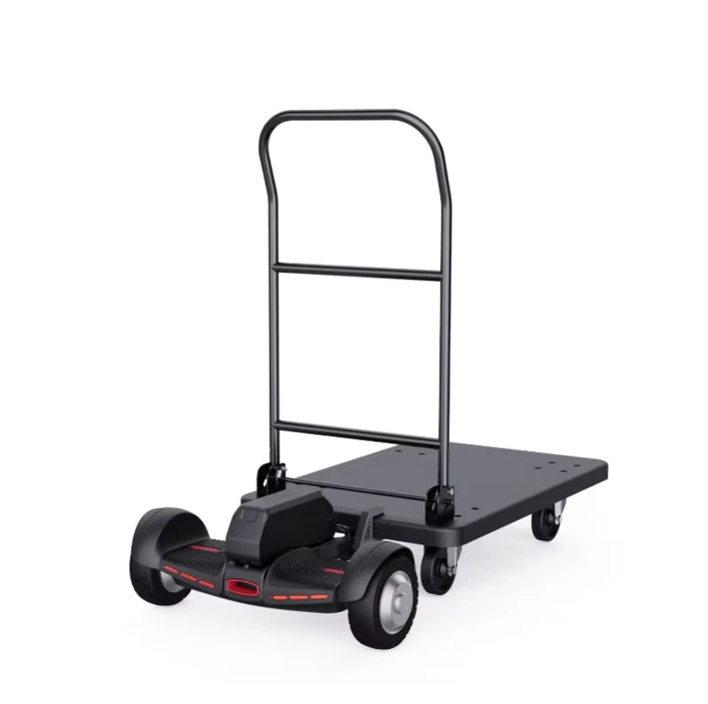 Platform Trolley Cart Camping Pull Electric Self Loading Carts Trolleys Motorized Hand Truck