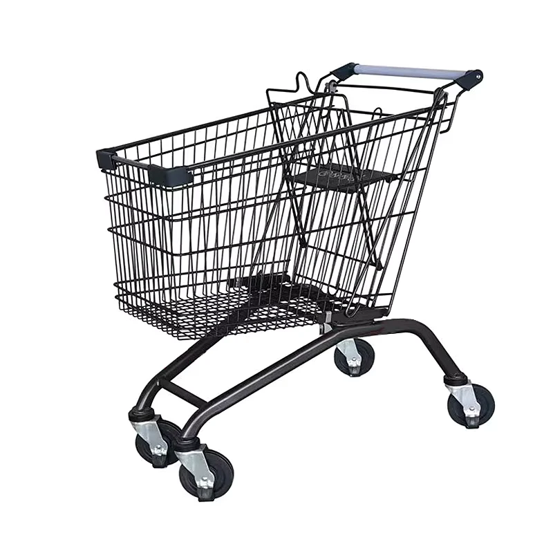 Popular European Shopping Cart Gorgeous Trolleys Carts Foldable Collapsible Folding with Wheels Folding Grocery for Shopping